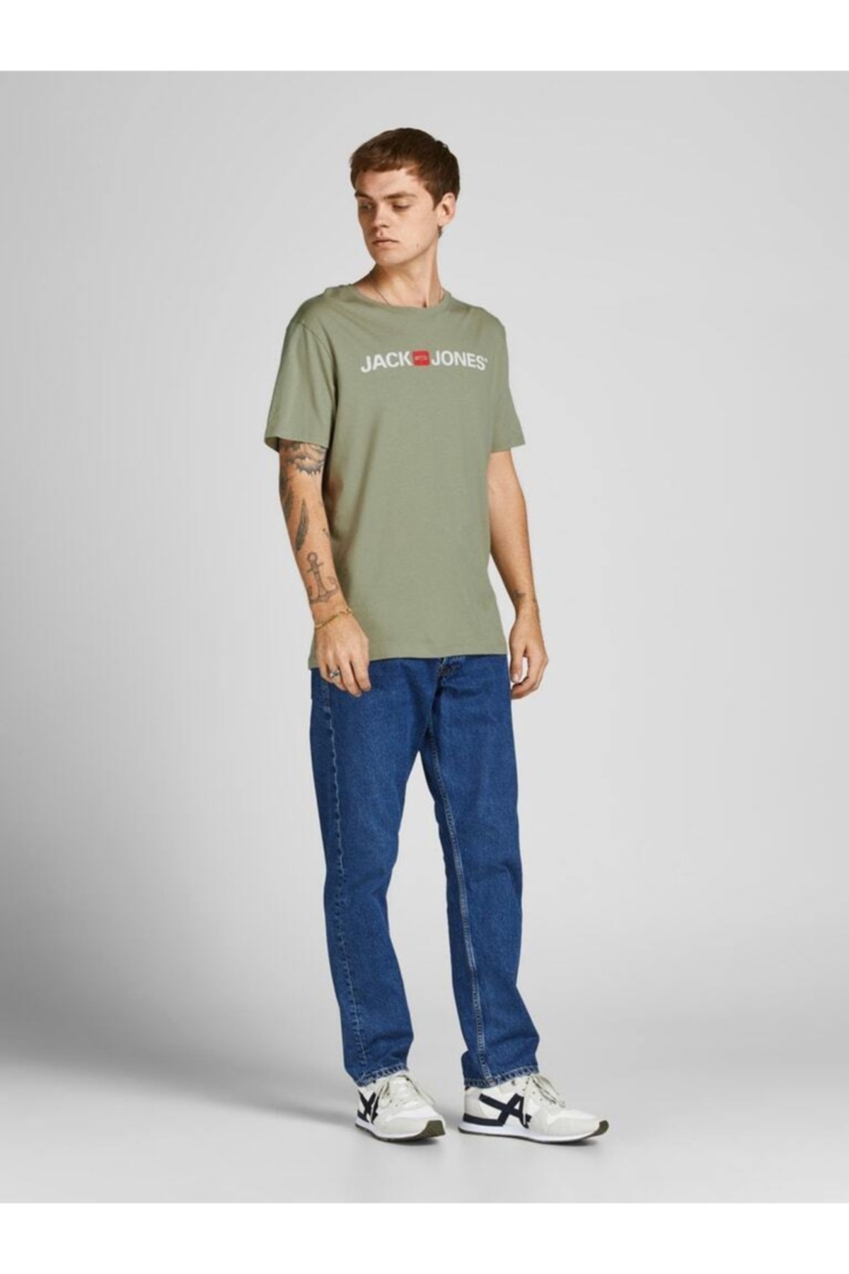 KOPYA - Jack Jones Logo Crew Neck Noos Erkek Tshırt 12137126