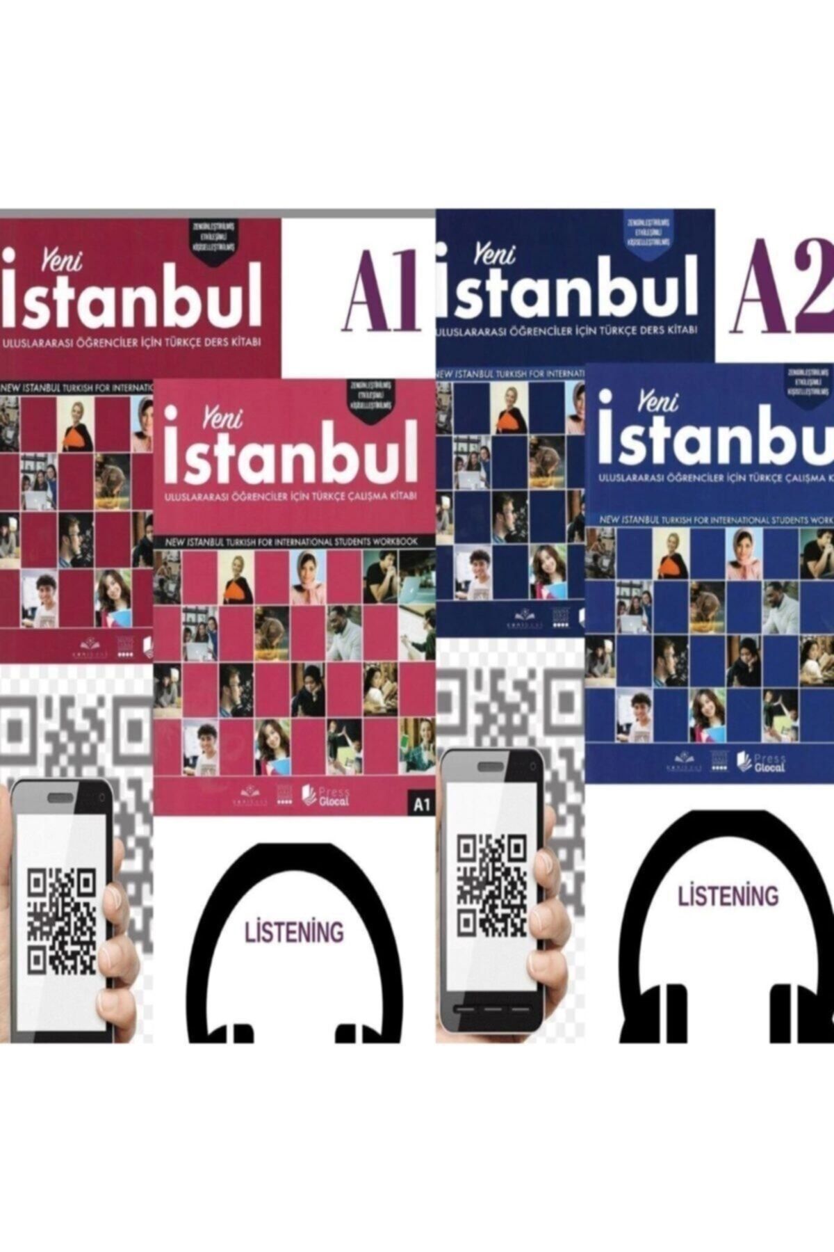 Kitap Istanbul Yabancılar Için Türkçe Yeni A1 A2 Ders Çalışma Interaktif Qr Kod Fiyatı 5803