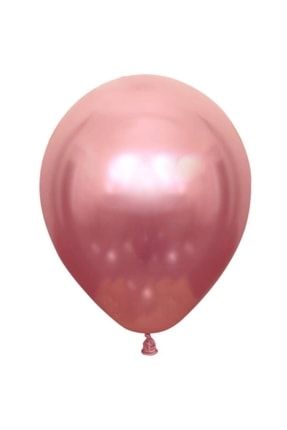 Pembe Krom Balon (aynalı Balon) 10 Adet
