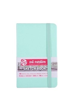 Talens Sketchbook Fresh Mint – 9×14 Cm – 140 Gr – 80 Sheets 9314031M