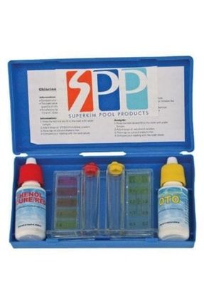 Sıvılı Ph Klor Havuz Kimyasalı Test Kiti Marka: Süperkim Pool Products SPPSIVILITEST