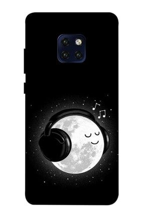 Huawei Mate 20 Uyumlu Kılıf Baskılı Ay Ve Müzik Desenli A++ Silikon - 8844 Mate 20 Kılıf Zpx-Ket-024