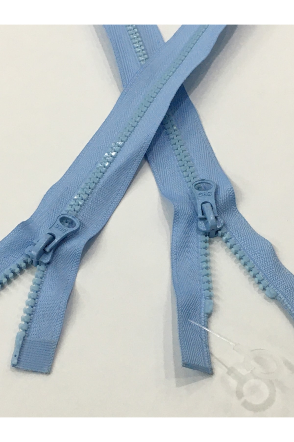 Coat Zipper Double Way 75 Cm Blue Bone Teeth 1123