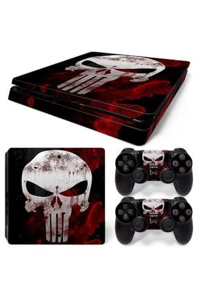 Punisher Playstation 4 Slim Kasa Sticker Kaplama-01 PS4EAKT248