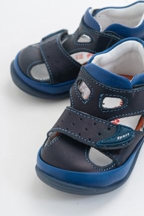 Erkek Çocuk Lacivert Deri Ortopedik Destekli İlk Adım Ayakkabı 22Y1A9365