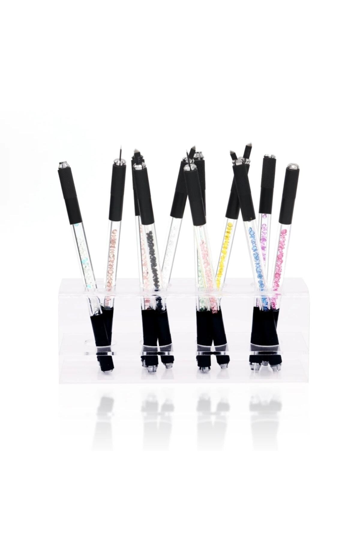 مداد ابرو  خاکستری pm permanent makeup | ithlspti0020224 اورجینال - تصویر 4