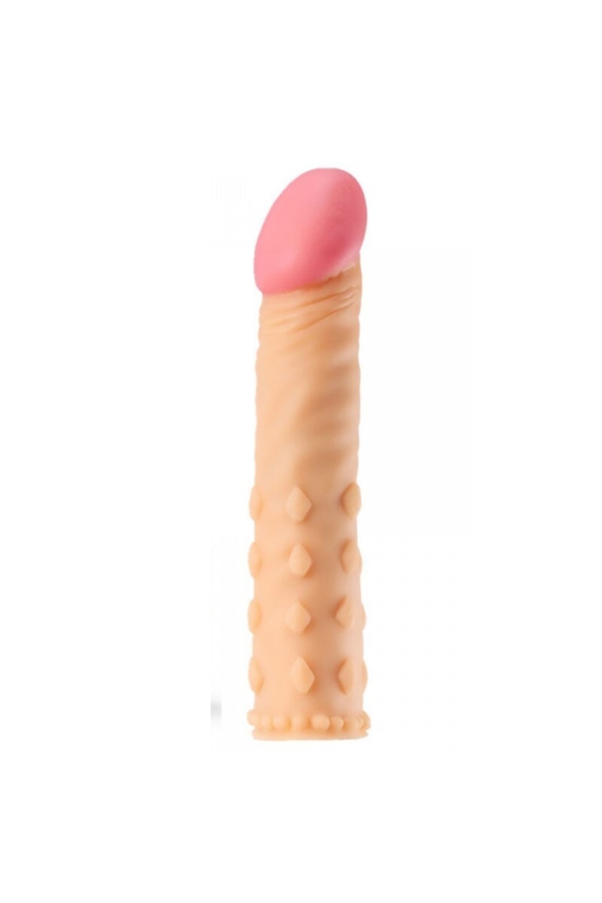 5 Cm Dolgulu Uzatmalı Tırtıklı Penis Kılıfı