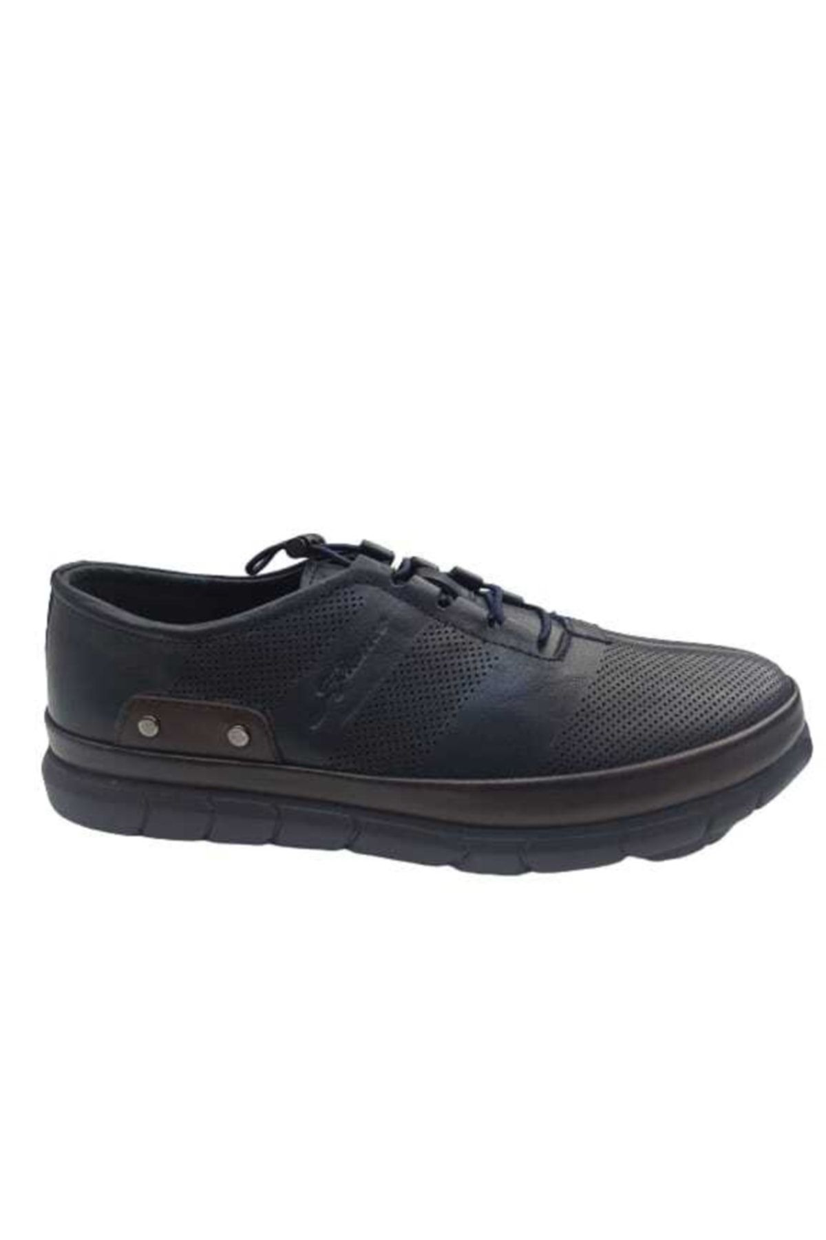 JAMES FRANCO Men s Daily Genuine Navy Blue Brown Shoes 6022