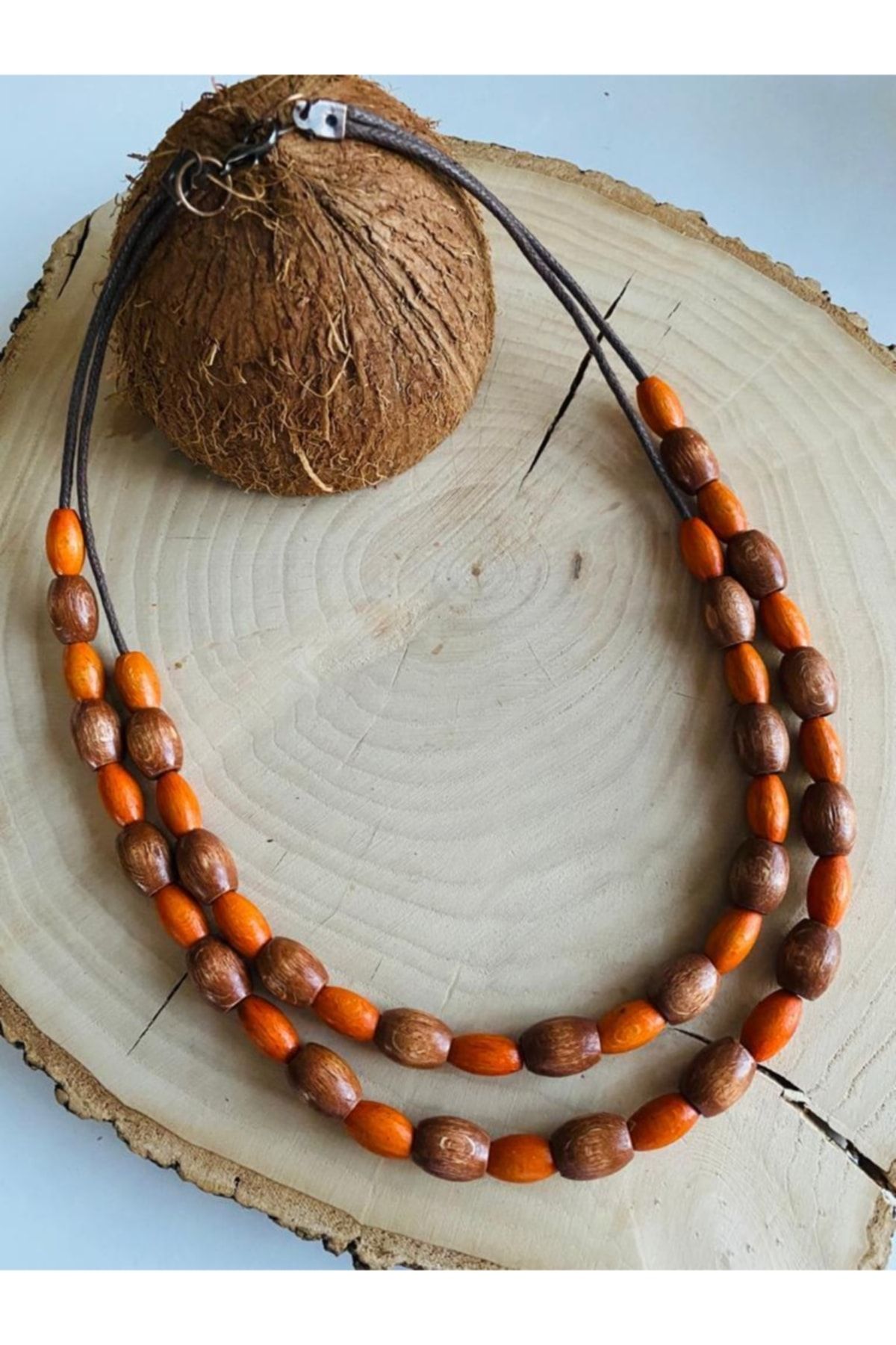 Orange 2025 bead necklace