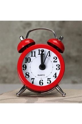 Mini Alarmlı Çalar Saat Dekoratif Masa Saati min-l22