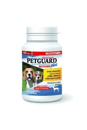 Petguard Plus Multıvıtamın Yavru Ve Yetişkin Köpekler Için Temel Vitaminler Tablet 150 Adet petguard 06