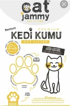 Cat Jammy Doğal Topaklanan Pudralı Kedi Kumu 5lt ST-234453