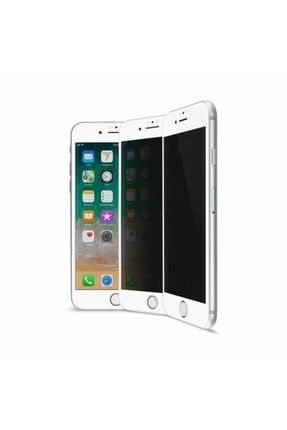 Iphone 7 Plus Gizli Hayalet 5d Tam Kaplayan Kırılmaz Cam ( Beyaz ) 7/8 plus krycadwad