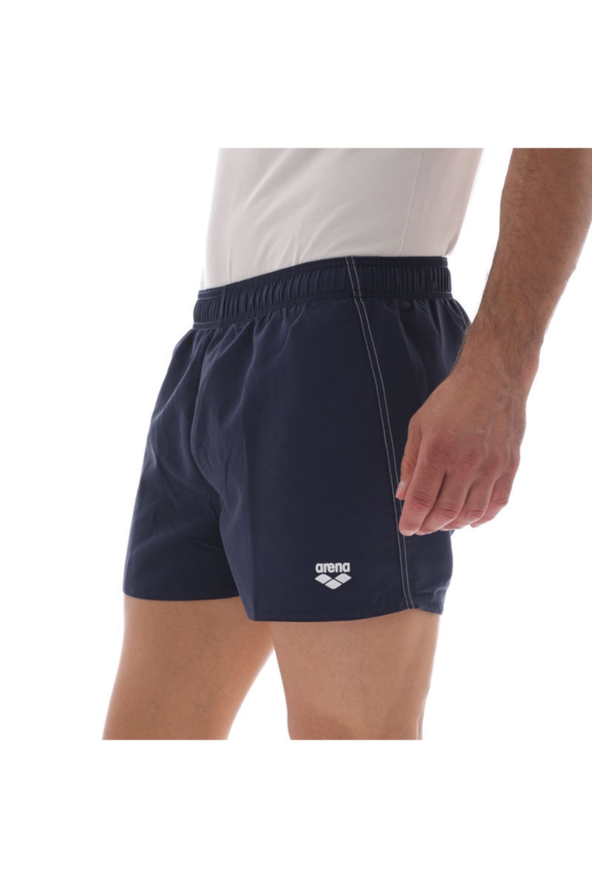 شورت مایو آرنا مردانه  آبی سرمه ای  راسته  کشسان   آستین بلند Beachwear | ARENA 642357 - تصویر 3