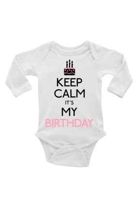 Keep Calm It's My Birthday - Doğum Günü Body 4249-LMN