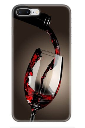 Iphone 7plus 8 Plus Uyumlu Desenli Şeffaf Silikon Baskı Kılıf Kapak trend tekno market 3491