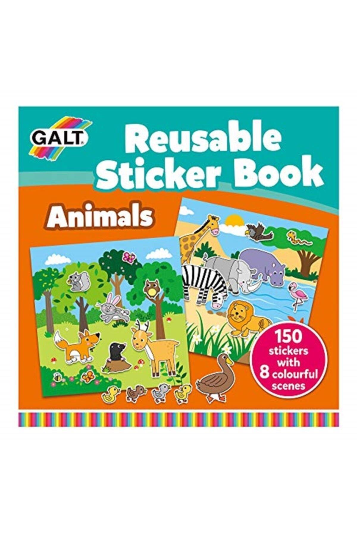 Galt Reusable Sticker Book Hayvanlar Animals 3 Yaş+ Fiyatı, Yorumları