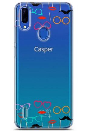Casper Via G4 Uyumlu Kılıf Clear Çerçeveler Neo Hybrid Kılıf Via G4 Kapak Cle-4+4