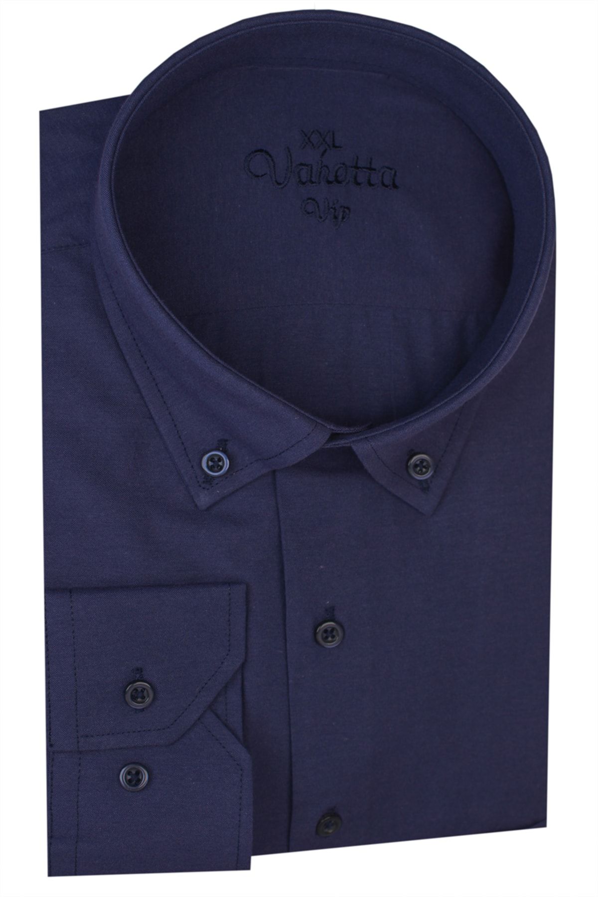 Dark blue dress shirt men 2025