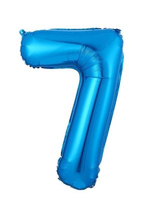 7 Rakam Mavi Folyo Balon 40 Cm PV-BLN-1497