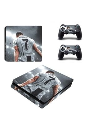 Cristiano Ronaldo Forma Playstation 4 Slim Kasa Sticker Kaplama PS4EAKT324