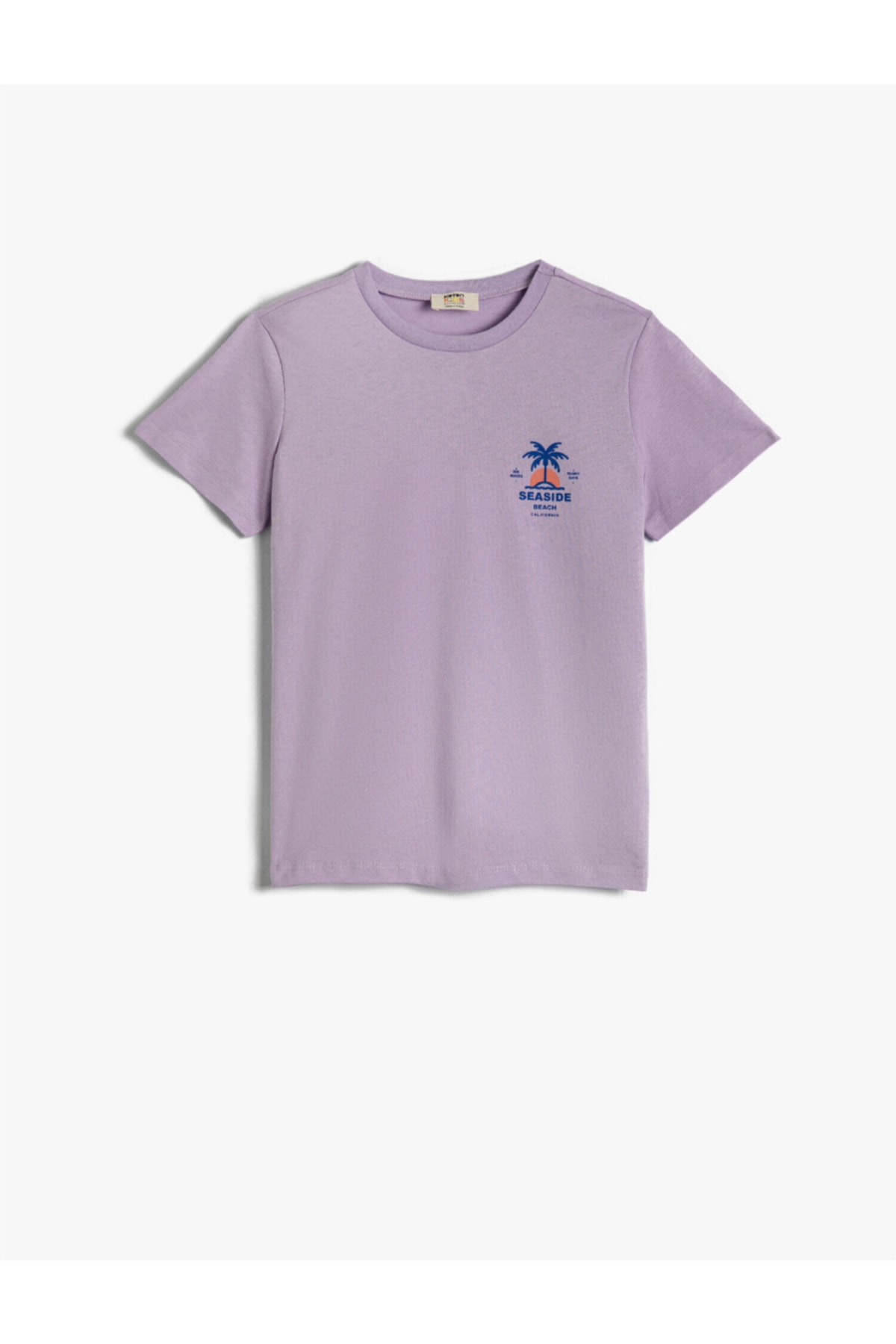 Koton T-Shirt Lila Regular Fit Fast ausverkauft