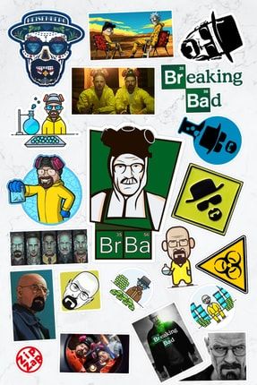 Breaking Bad Sticker Paketi (20 ADET) ZPZPSTCbb1