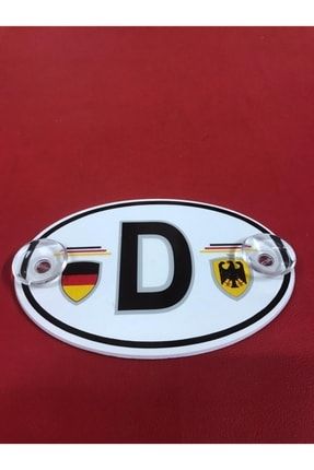 Almanya D Pleksi Arma - Vantuzlu D Arma - Pleksi D Arma Sticker S070
