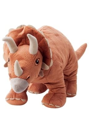 Jattelık Dinozor -triceratops - Peluş Oyuncak - Büyük Boy 69 Cm BRBN-JATTELIK-TURUNCU-69CM