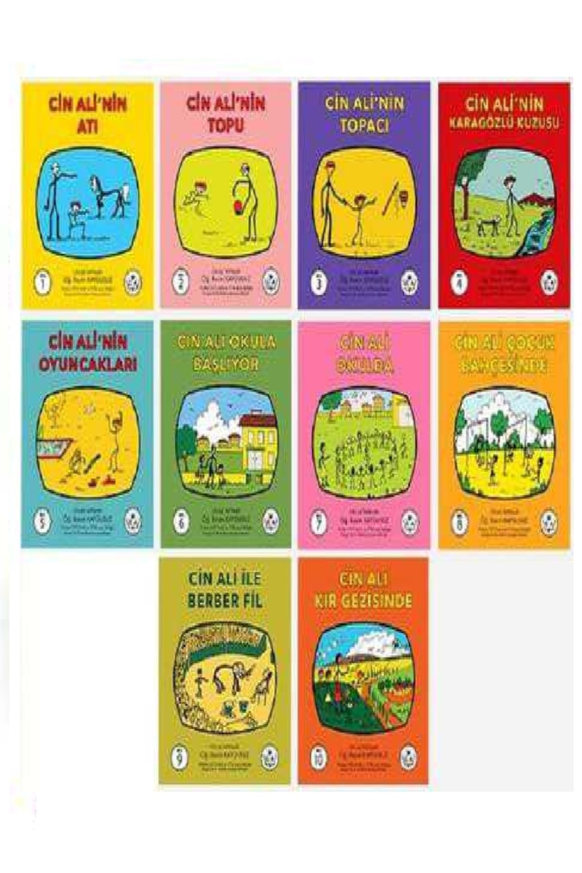 Volkan Kitap Yayınları Cin Ali Serisi (10 KİTAP) - Rasim Kaygusuz