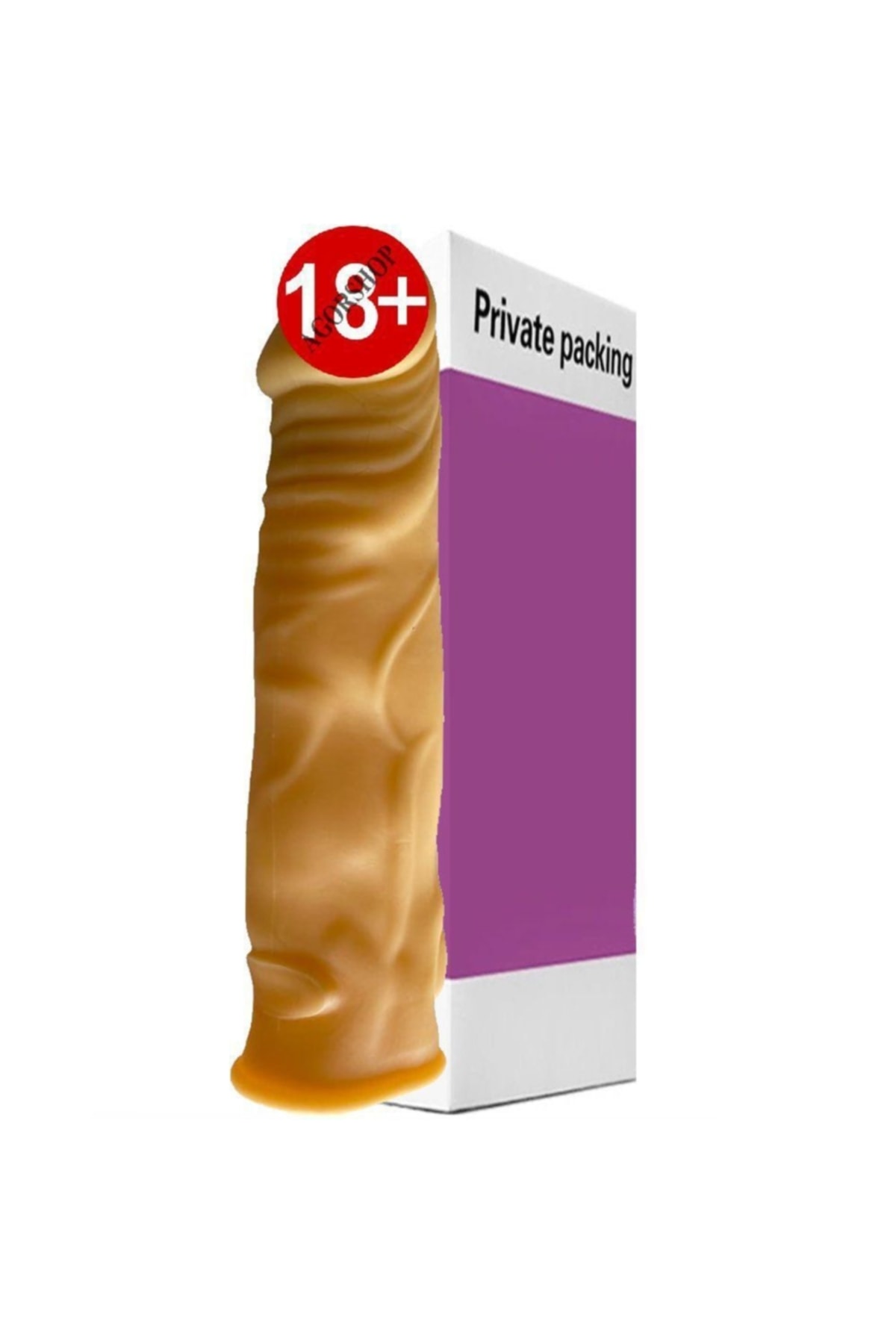 Ten Dokusu 7 Cm Dolgulu Realistik Penis Kılıfı Gg1-pk2163