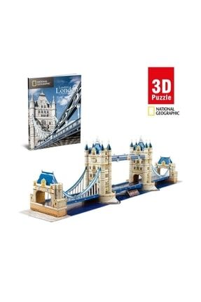 Ds0978 Cubic Fun National Geographic Serisi Tower Bridge 120 Parça / 3 Boyutlu Puzzle 337598