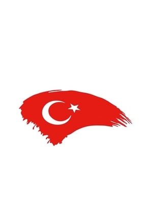 Türk Bayrağı Oto Kapı Cam Kaput Sticker - Oto Sticker - Araba Sticker - 20cm 24459737158213