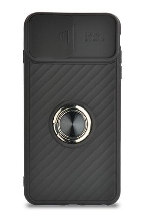 Iphone 6 Plus Kapak Kamera Korumalı Yüzüklü Pastel Silikon Kılıf CA_RİNGO_İP6PLS