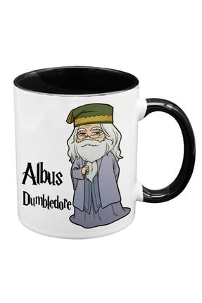 (albus Dumbledore) Tasarımlı Siyah Renkli Porselen Kupa Bardak Kupa59