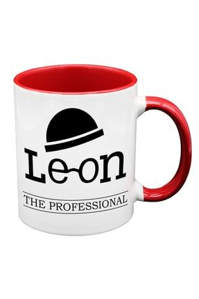 (leon The Professional) Tasarımlı Turuncu Renkli Porselen Kupa Bardak Kupa156