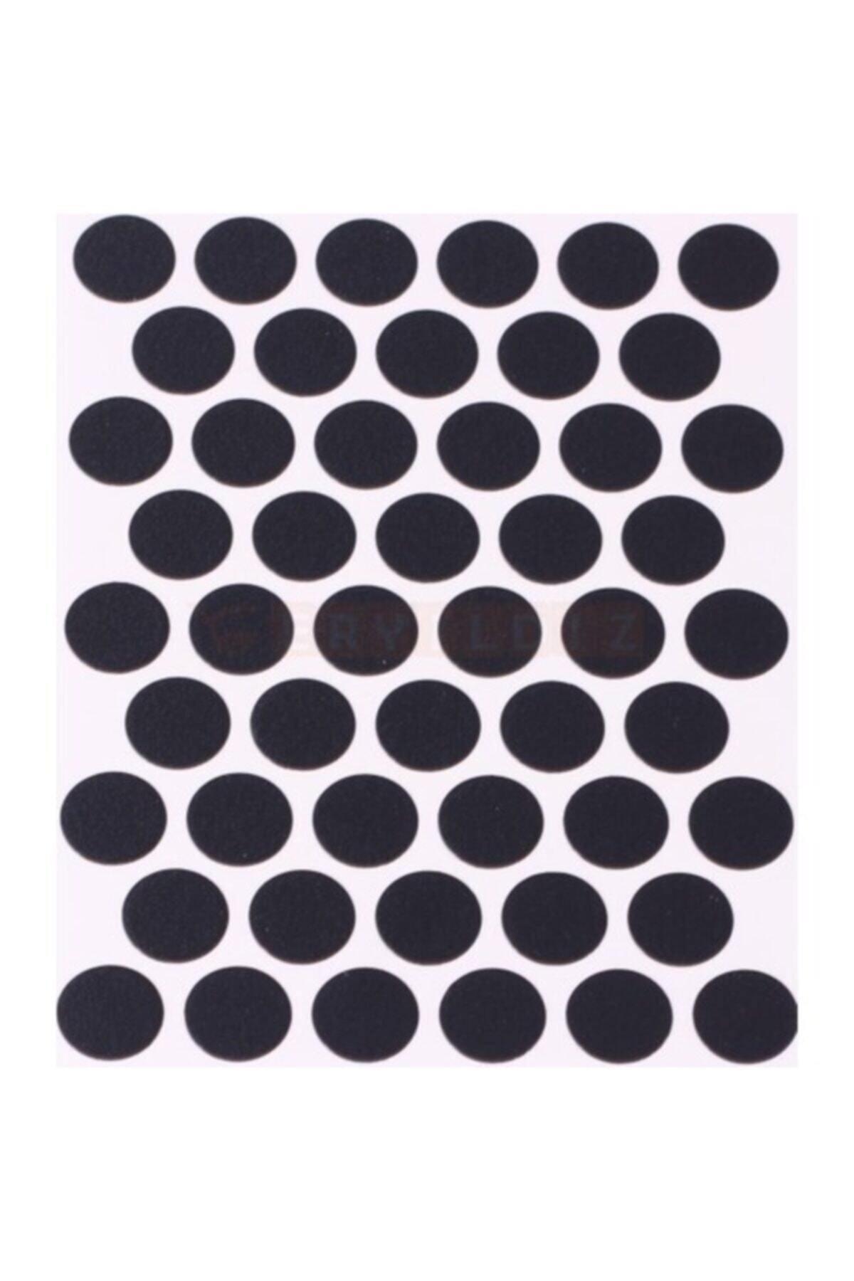 Genel Markalar Yapışkanlı Vida Tapası Siyah 200 Adet 4 Yaprak