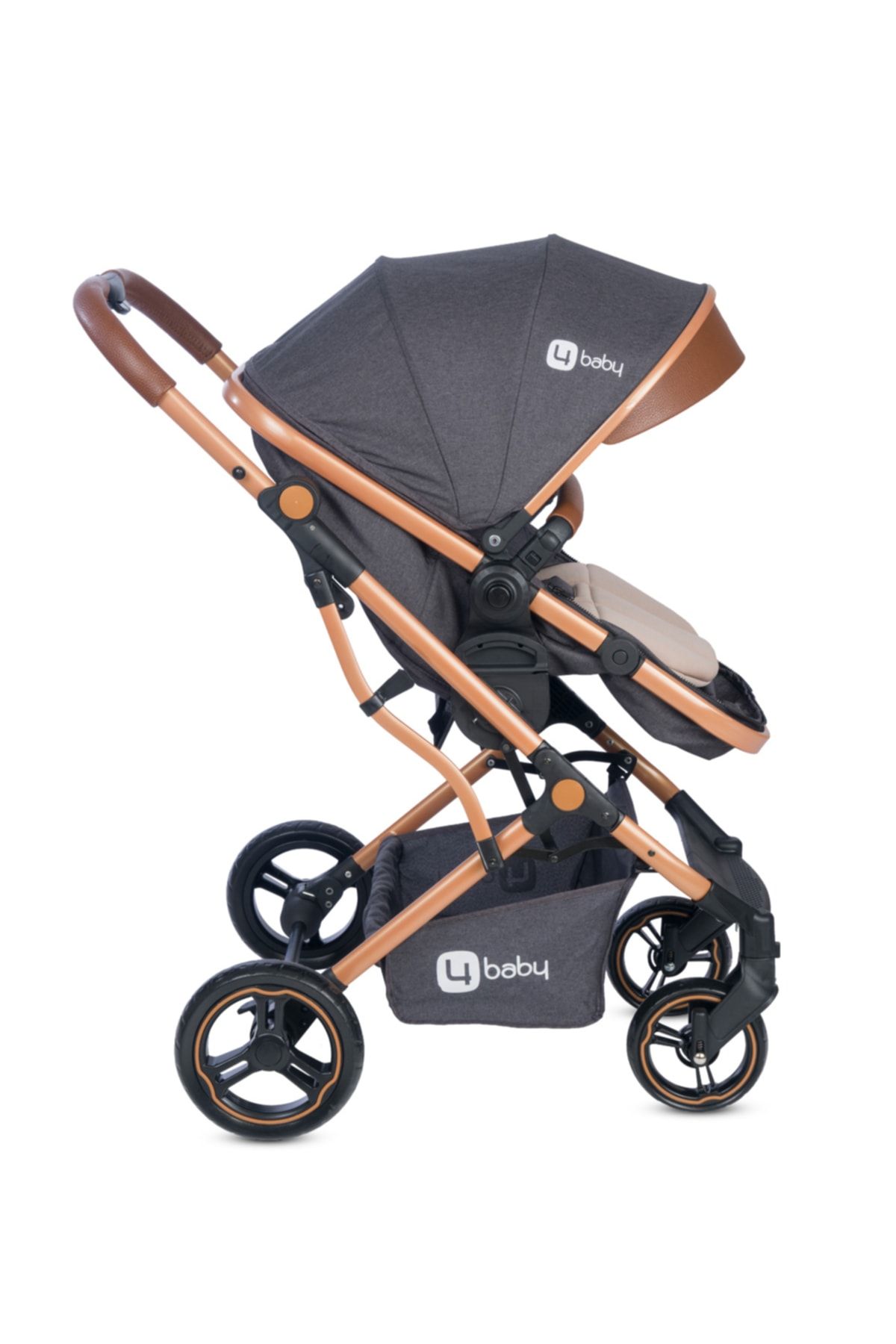 4 Baby Smart Gold Travel Sistem Bebek Arabası Antrasit SN8936