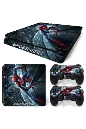 Spiderman Playstation 4 Slim Kasa Sticker Kaplama-01 PS4EAKT236
