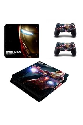 Iron Man Playstation 4 Slim Kasa Sticker Kaplama-04 PS4EAKT295