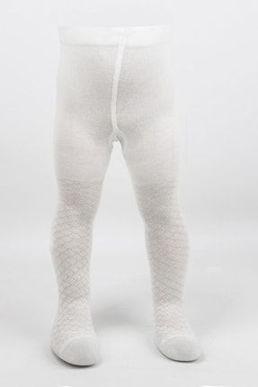 Kız Bebek Petek Örgü Penye Külotlu Çorap COK8302