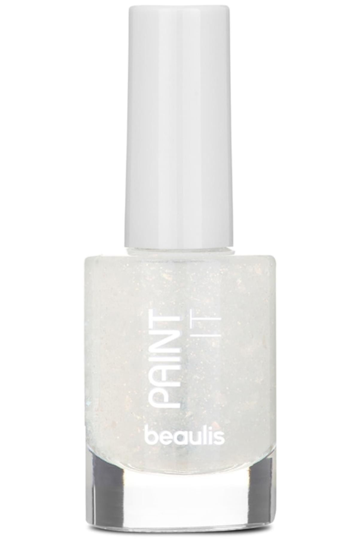 لاک ناخن بیولیس Paint IT beaulis شماره 929 رنگ سفید شاین نقره ای بیولیس Beaulis