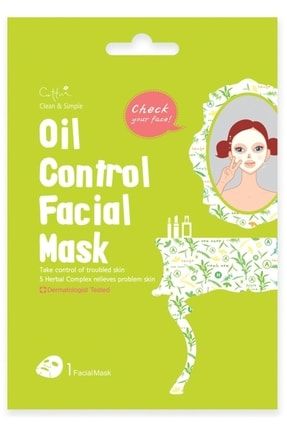 Clean Simple Yağ Kontrol Yüz Maskesi BLGTRNDYGNP601630