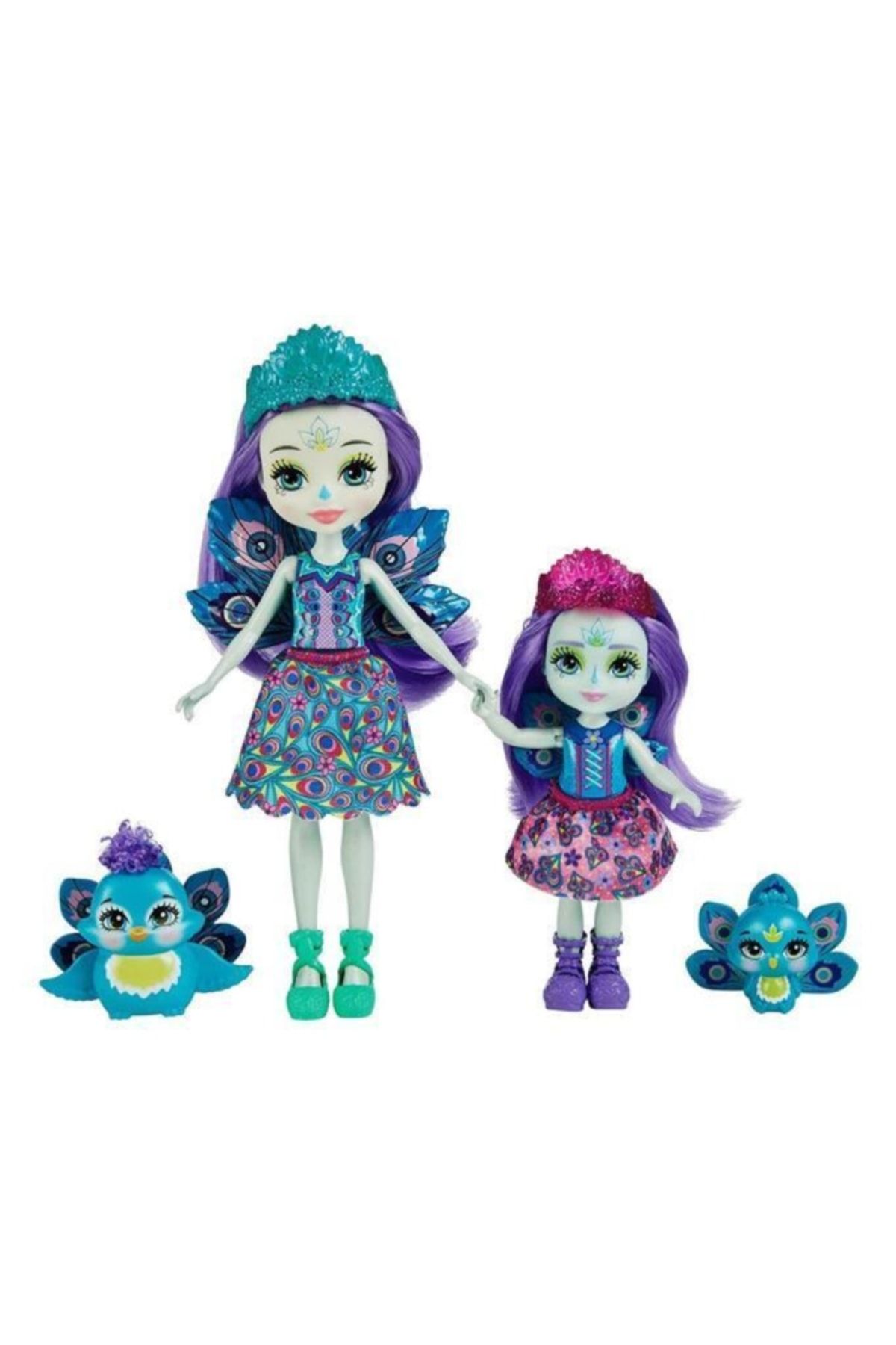 Куклы Enchantimals Sister Dolls Series Hcf79 — Patter Peacock & Amp Flap po194735009039