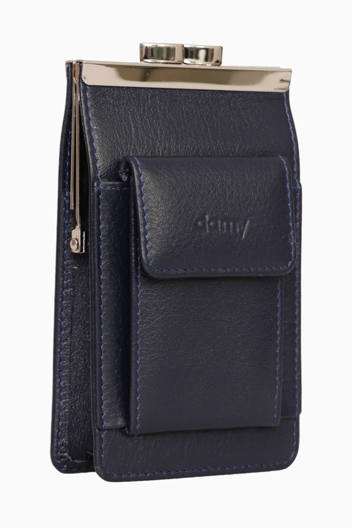 کیف پول مردانه آبی سرمه ای DAMY | 20M1177AKS-702004 اورجینال - تصویر 2