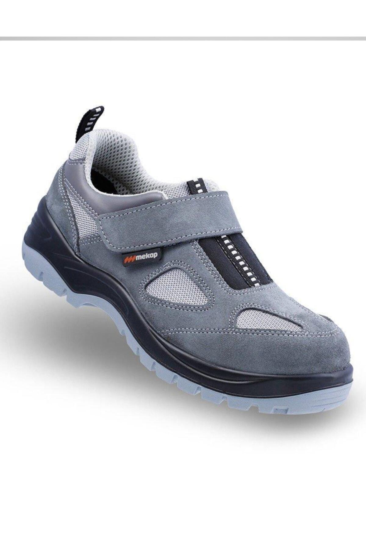  کفش کار جیر خاکستری پنجه فولادی Mekap 157