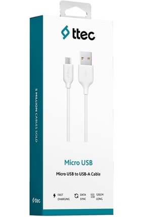 : Ttec Micro Usb Kablosu Beyaz 2dk7530b YSFTPYGNP605362