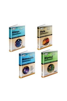 Tyt Matematik Kimya Fizik Biyoloji Deneme Seti 4 Kitap 2022 AYDINUYSALTYTDENEMESET01