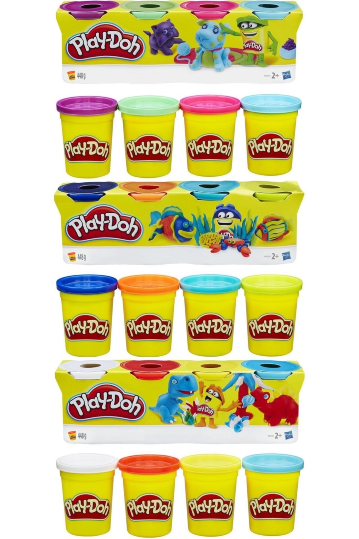 Play Doh Oyun Hamuru 3 Paket 12 Renk 1344 Gr