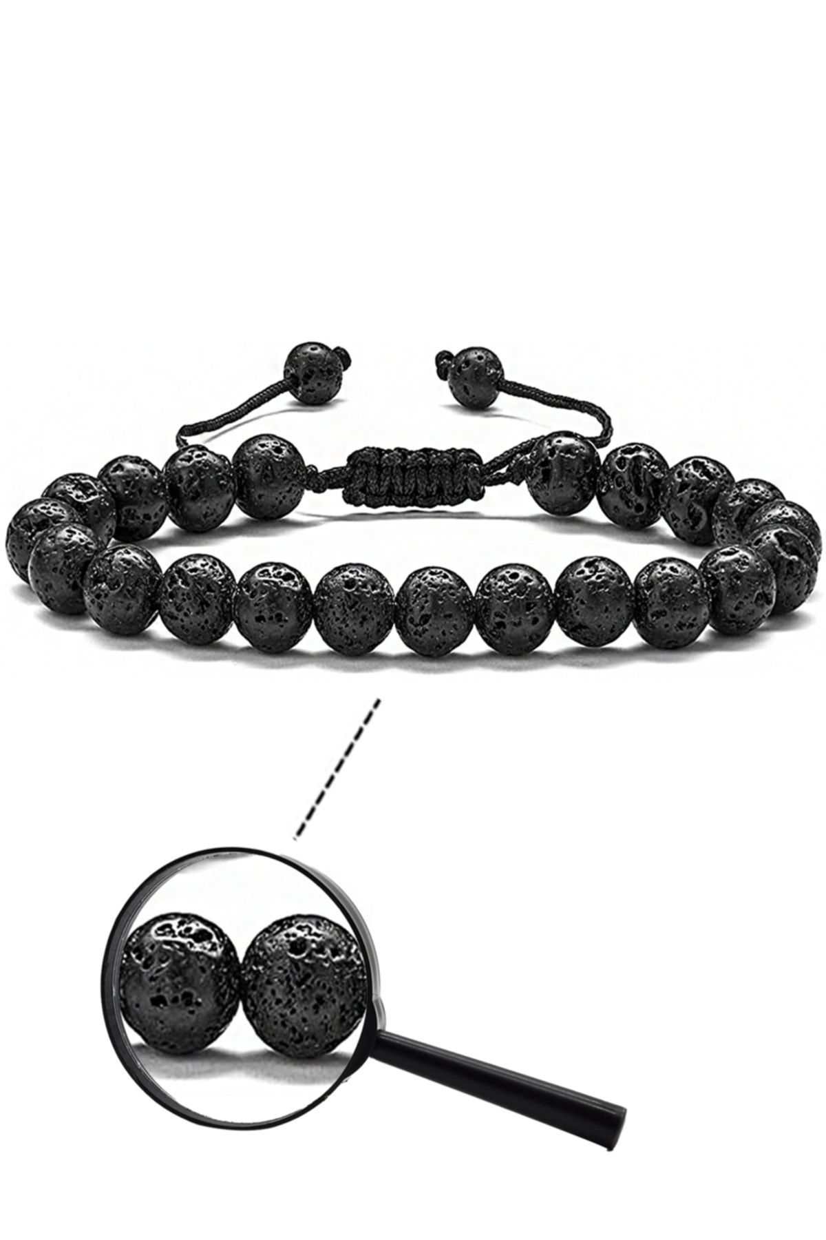 Volcanic lava stone bracelet store
